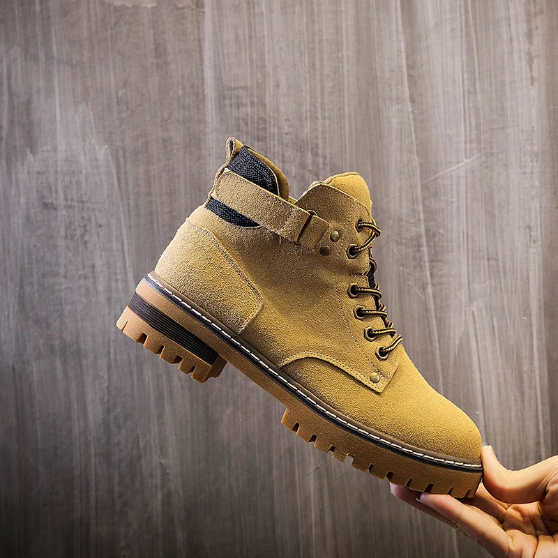 Модные женские ботинки для отдыха в стиле ретро с круглым носком на среднем