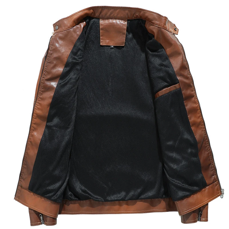 DIMUSI Для мужчин PU куртка кожа зимние пальто Для мужчин s Slim Fit Искусственная кожа мотоциклетные байкерские куртки мужские кожаные пальто Костюмы 3XL