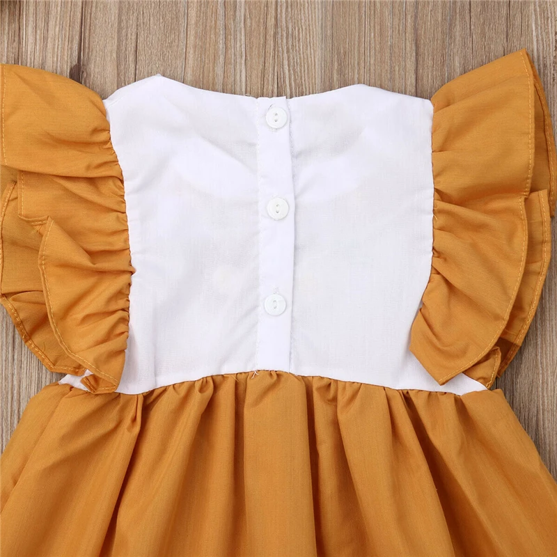 2019 платье принцессы с оборками для маленьких девочек новые летние кружевные