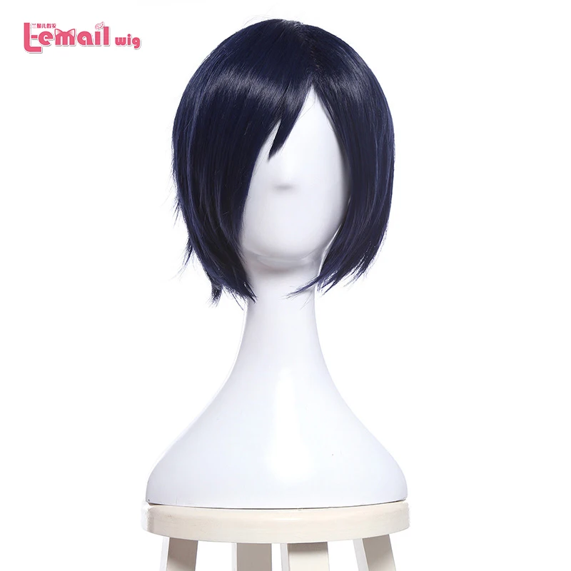 L-email парик бренд Boku no Hero Academy Tenya Iida мужские парики для косплея темно-синие короткие синтетические волосы Perucas Косплей парик