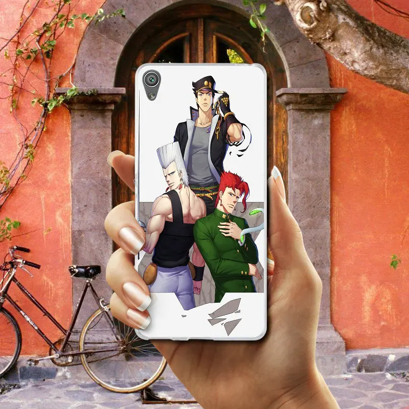 Чехлы для телефонов Jojo's Bizarre Adventure из мягкого ТПУ с морской раковиной Sony Xperia XA XZ Z