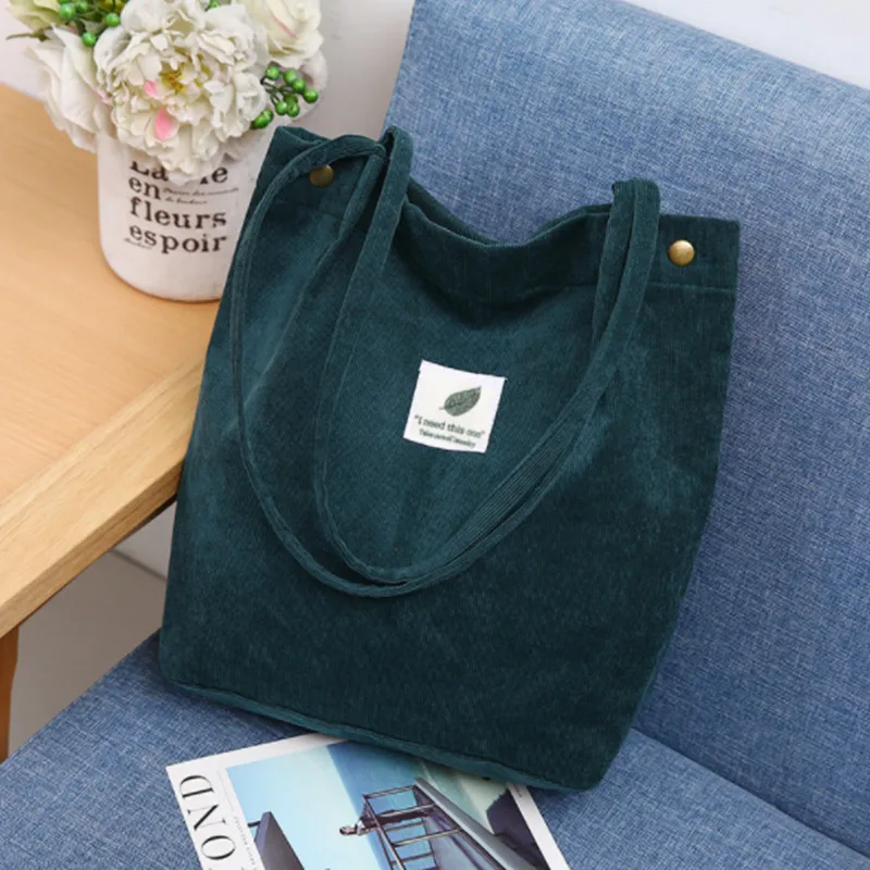 Сумка ведро через плечо Женская вместительная Вельветовая тоут Повседневная