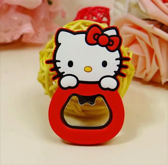 Милый hello kitty открывалка для бутылок пива, кока, сока, напитков