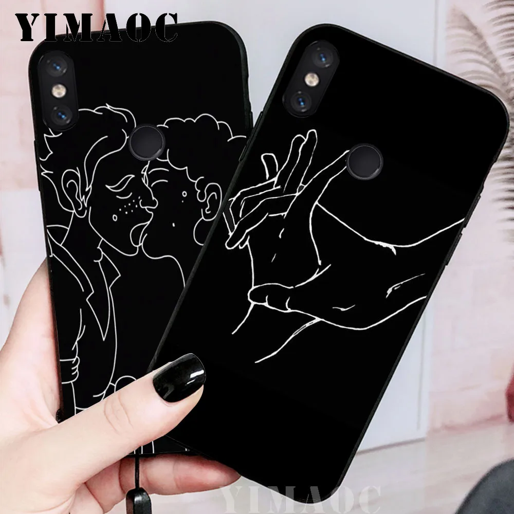YIMAOC Line art body painting Soft Case for Xiaomi Mi5 Mi5S Mi6 Mi9 Mi8 Lite SE A1 A2 Pocophone F1 MAX 3 |