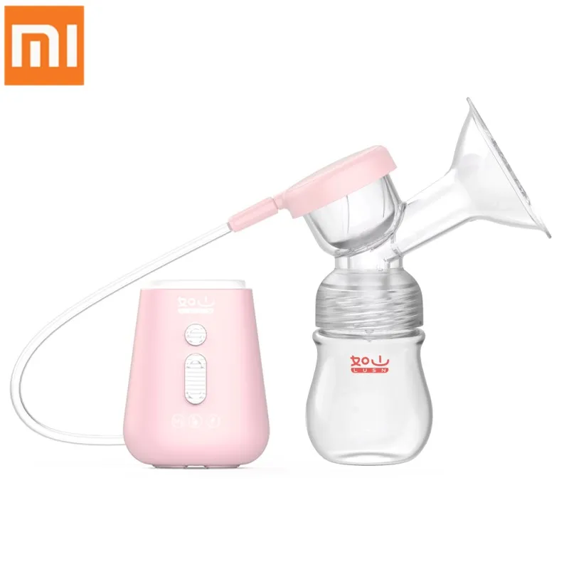 Электрический молокоотсос Xiaomi Mijia RuShan USB с бутылкой для грудного вскармливания