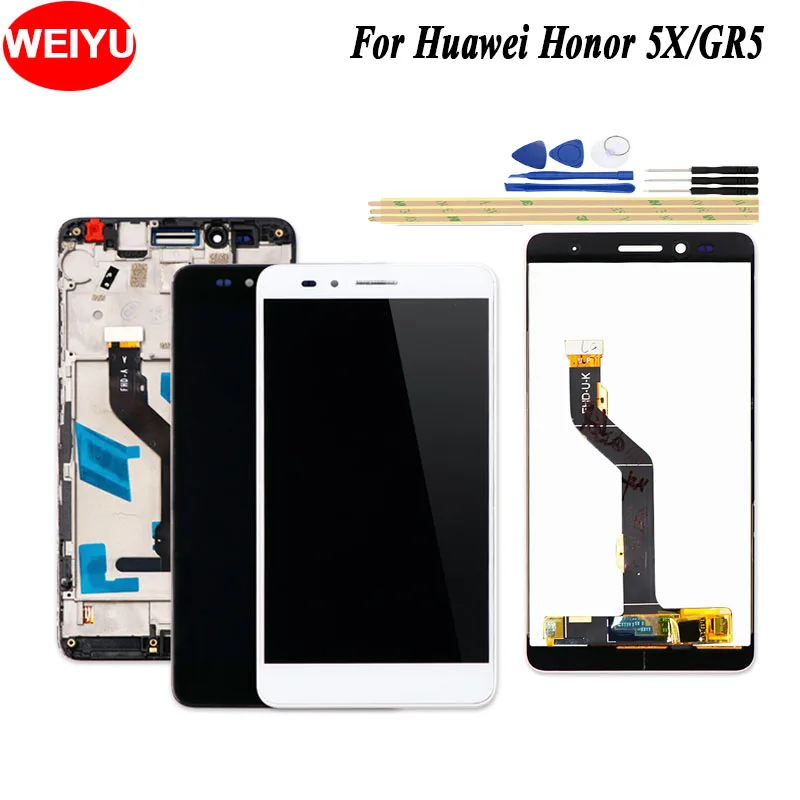 ЖК дисплей 5 дюйма для Huawei Honor 5X GR5 с сенсорным экраном и дигитайзером в сборе