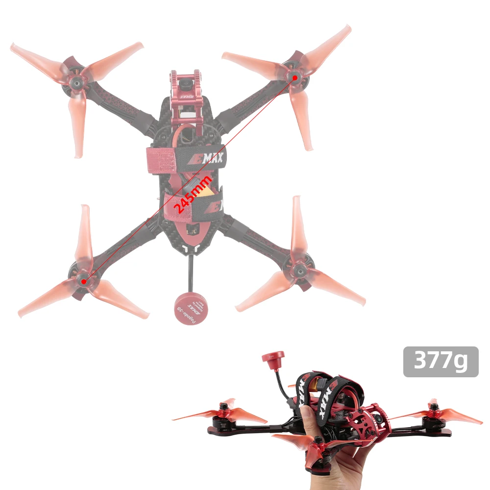 EMAX Базз Фристайл гоночный Дрон 5 8G 245 мм FPV Квадрокоптер 2306 2400KV бесщеточный мотор с