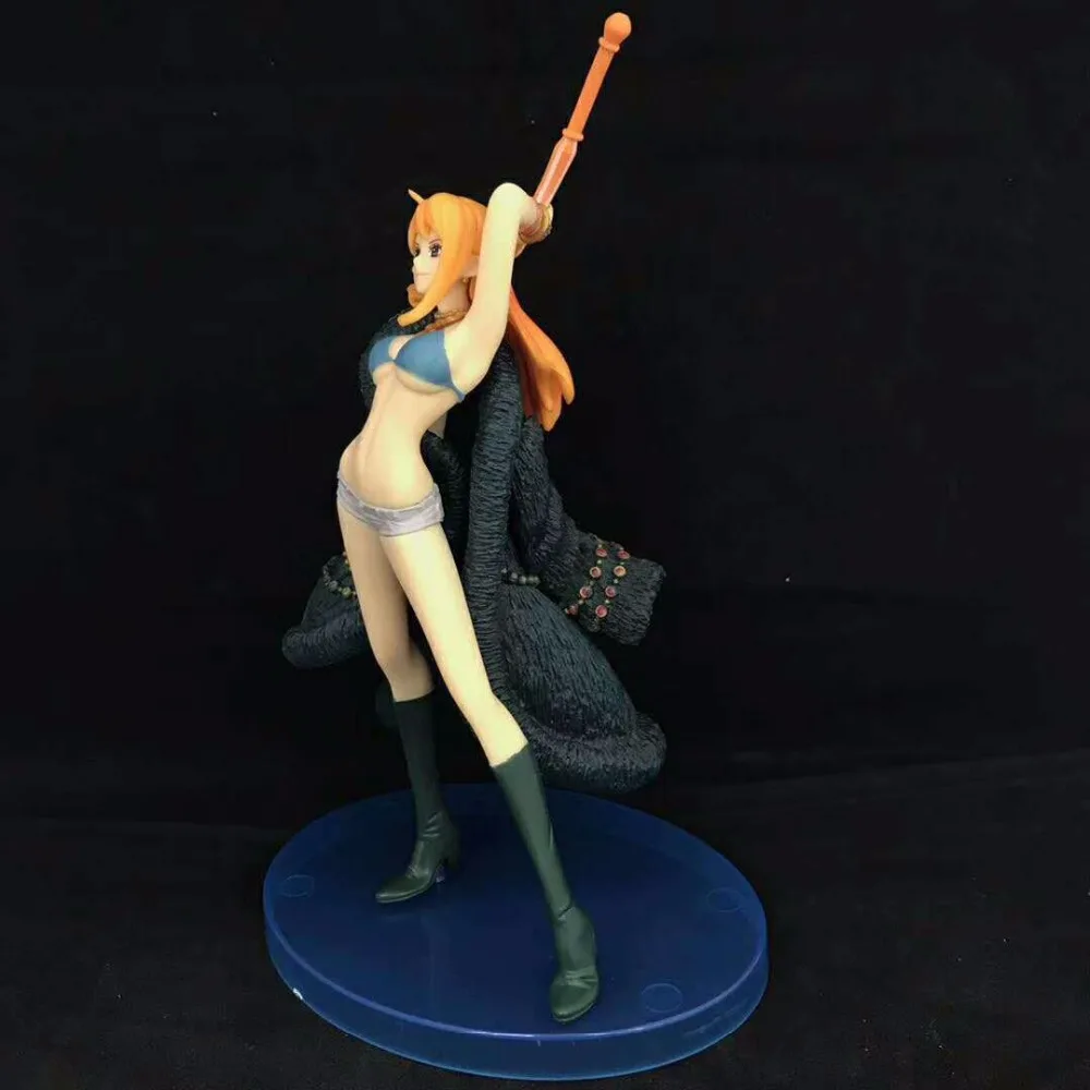 HKXZM аниме 19 см одна деталь 20th anniversary Blue Nami ПВХ фигурка Коллекционная модель
