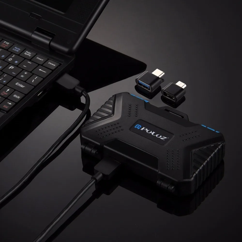 SD карта Водонепроницаемый держатель карты OTG Функция считыватель чехол USB 3,0 SD/CF/TF Card Reader устройство чтения карт памяти чехол переносной ABS PC ящик для хранения
