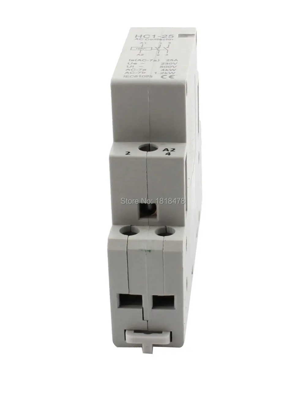 HC1 25 25A 110V Катушка напряжения 2 полюсный универсальный цепь управления