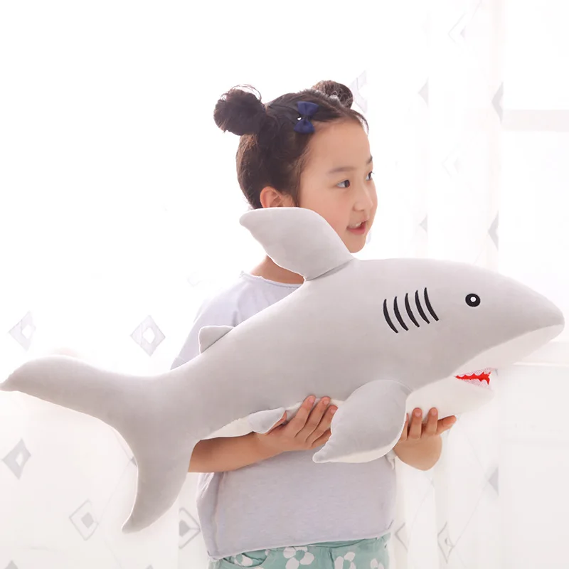 45 85 см гигантские большие горячая Распродажа Творческий Акула Плюшевые игрушки