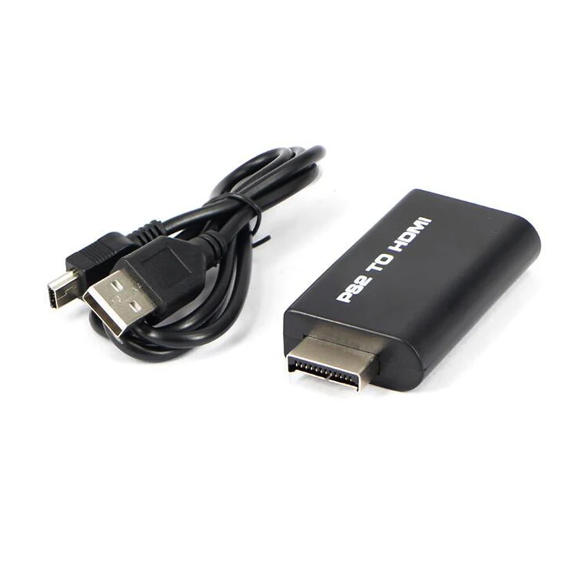 PS2 к HDMI аудио видео конвертер адаптер с 3,5 мм аудио выход PS2 плеер к HDMI для HDTV Поддержка 480i 576i 480P