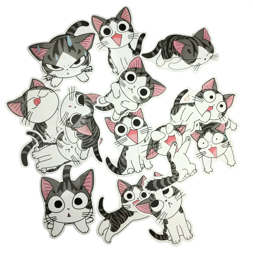 

14Pcs/Lot Chi's Sweet Home Stickers Anime For Decal Snowboard Laptop Luggage Car Fridge Car- Styling Sticker Pegatina