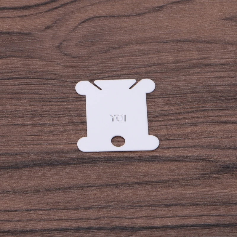 100 шт./упак. нитки мулине ремесло катушка с нитками вышитая бисером пластиковый