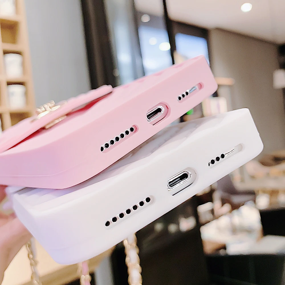 Сумка через плечо, чехол для телефона iPhone XS Max XR X 10 6 7 8, мягкий силиконовый чехол с откидной крышкой и отделением для кошелька, задняя крышка для iPhone 6, 6s, 7, 8 Plus, чехол s