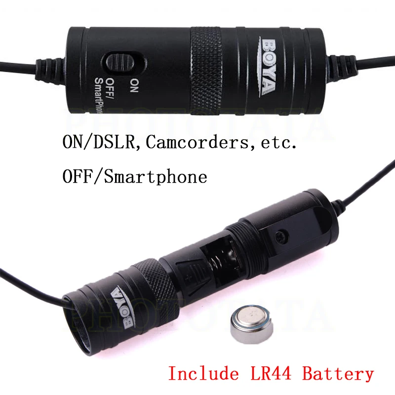 BOYA by-m1 Lavalier конденсаторный микрофон смартфона для iPhone 6S Plus Samsung S6 и DSLR видеокамеры
