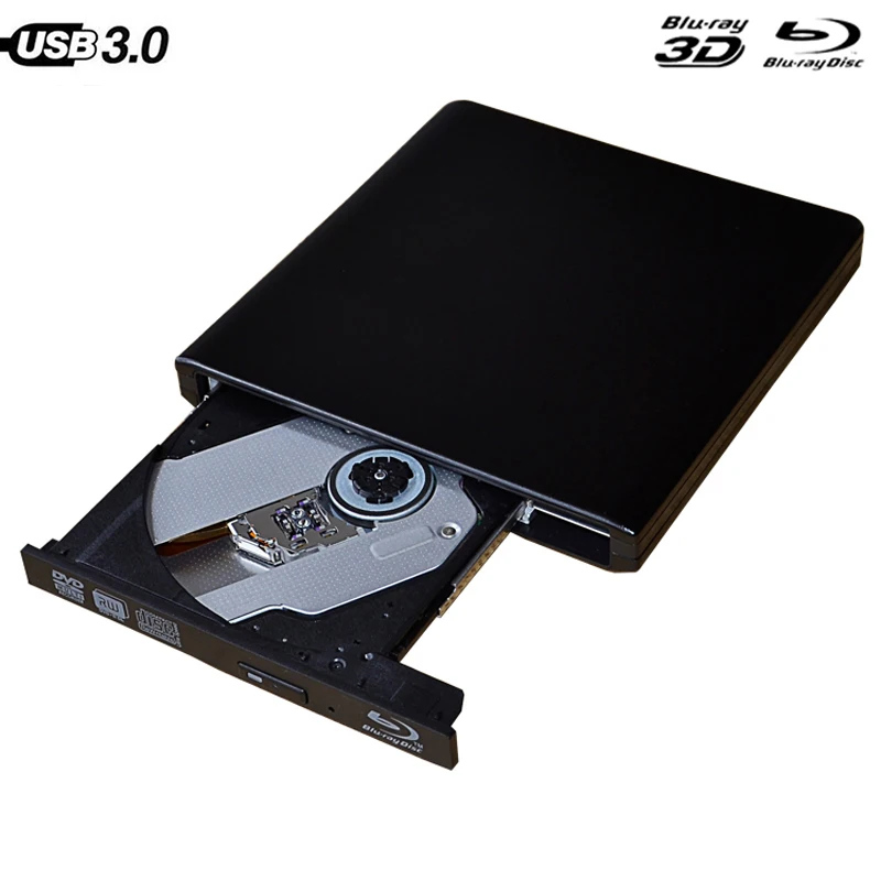 Blu Ray плеер USB 3 0 Внешний Оптический привод DVD горелка BD ROM портативный для Asus Samsung Acer