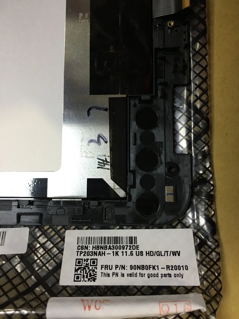 Сенсорный ЖК экран 11 6 дюйма в сборе с рамкой для ASUS TP203N TP203 B116XAN04.3|ЖК-экран