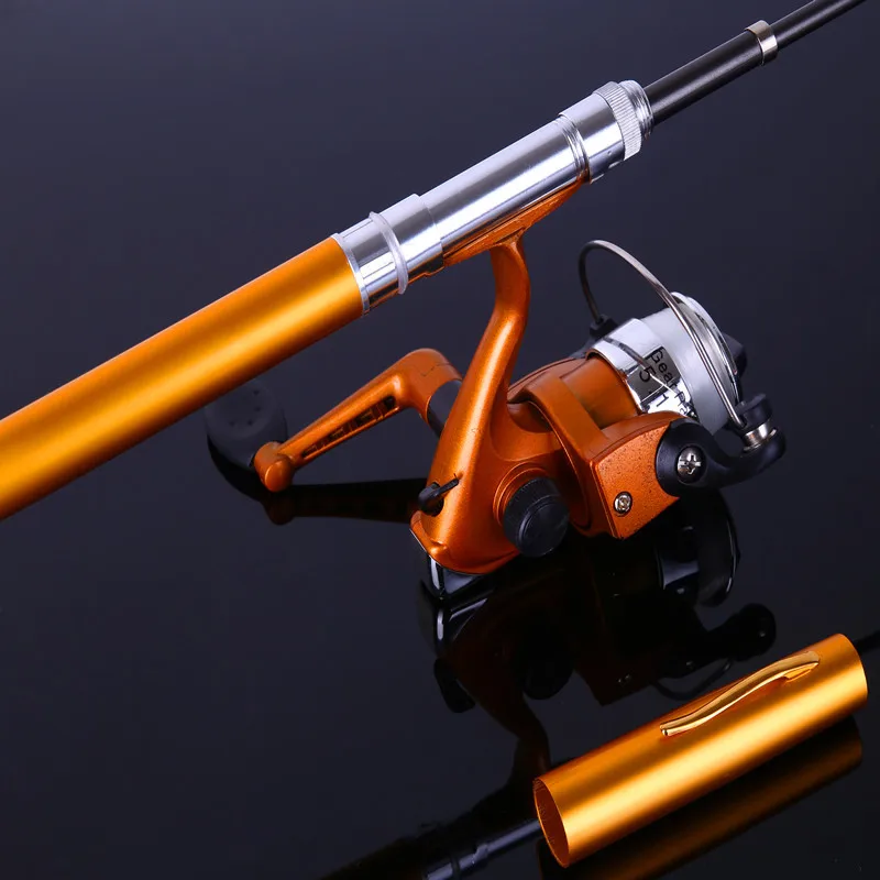 Новый! Мини телескопический лед удочку 96 см портативный алюминиевого сплава