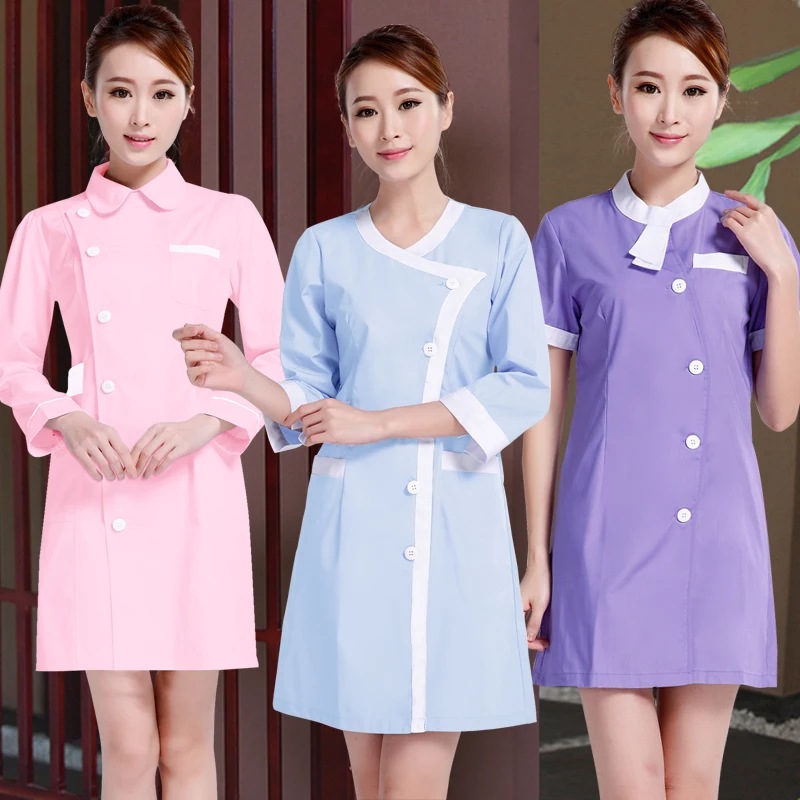 17 видов конструкций косметолог рабочая одежда для женщин Сезон весна лето