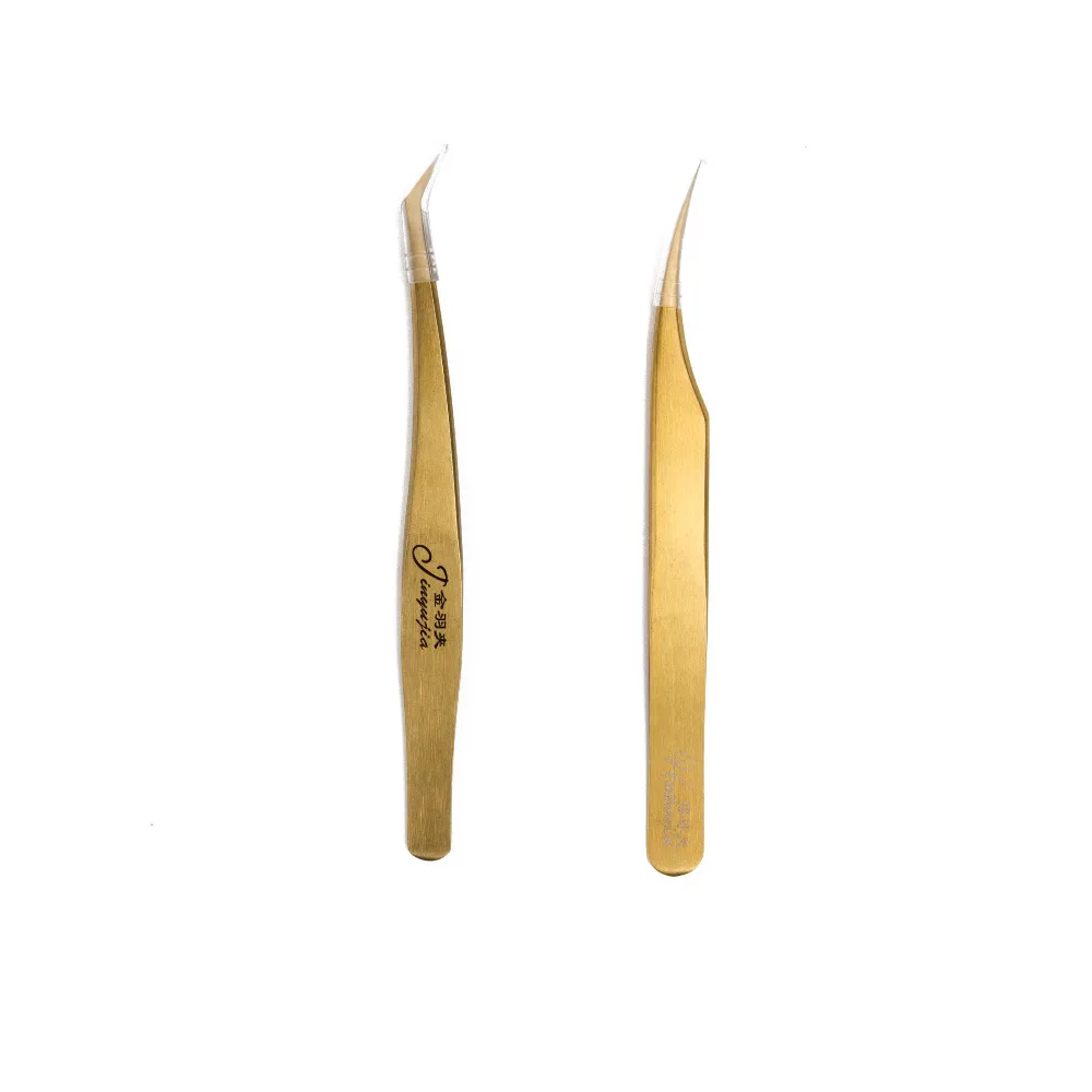 

Makeup Accessories Profession Volume Eyelash Extension Gold Curler Mink Lash Tweezers Eyelashes Facial Tools Free Shipping