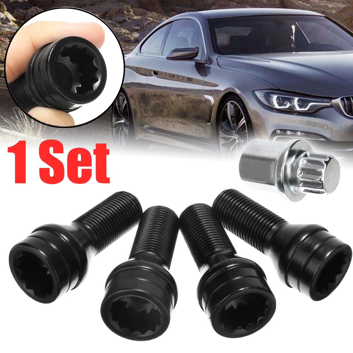 Mayitr набор болтов блокировки колес M14x1.25 36136776076 6776076 для BMW F моделей 1/2/3/4/5/6/7
