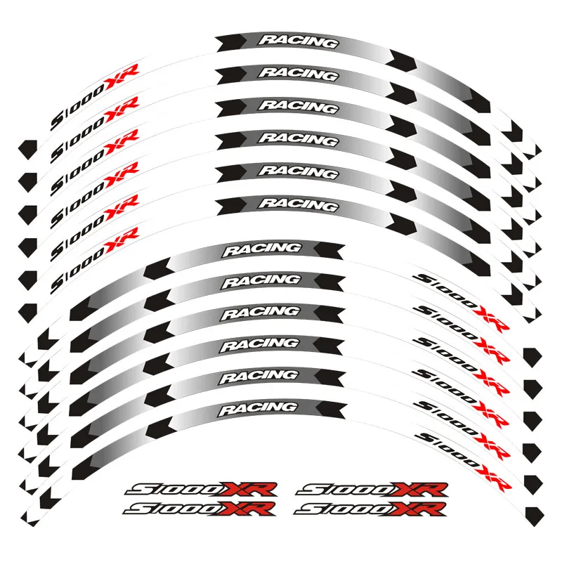 Светоотражающие наклейки на колеса мотоцикла 7 цветов|Наклейки и стикеры| |
