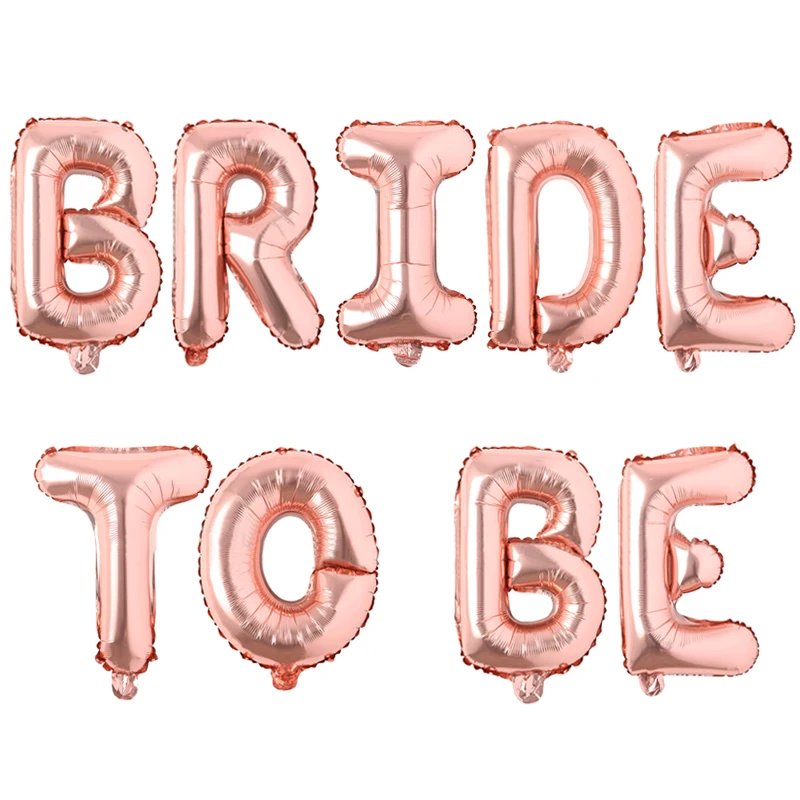 Лидер продаж розовое золото с надписью &quotBride To Be&quot шар золотой команда Свадебные