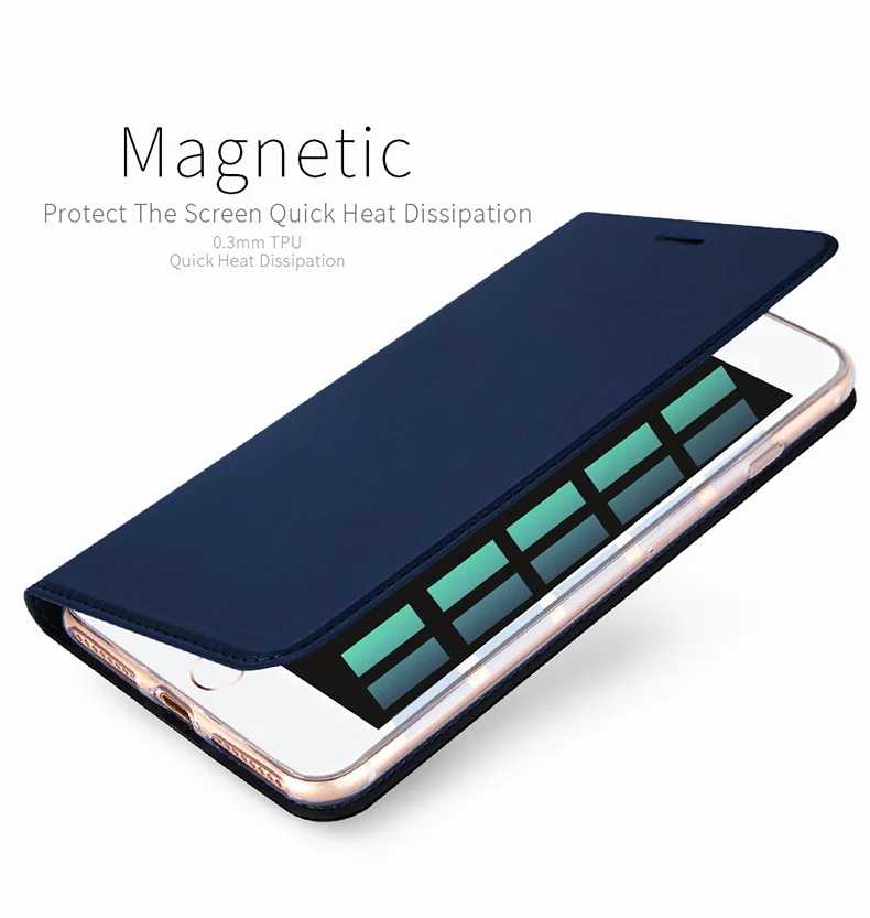 DUX DUCIS чехол для iphone 8 чехол для iphone 8 Plus Флип Роскошный кожаный кошелек задняя чехол для iphone 8 плюс телефонные чехлы iphone 8
