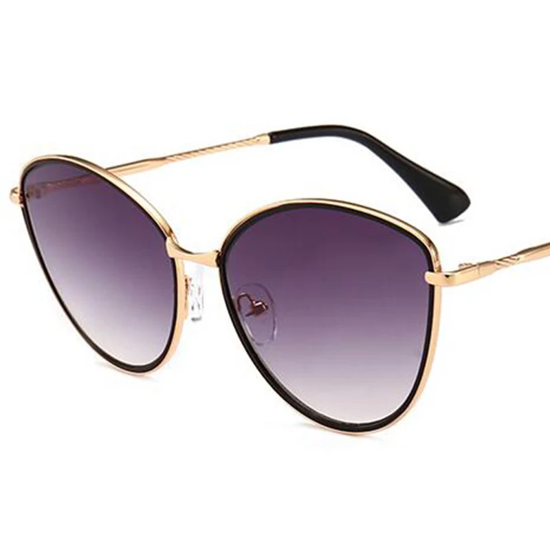 Солнцезащитные очки кошачий глаз женские Модные Винтажные треугольные