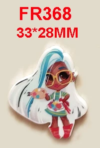 FR368 50 шт. 8 видов стилей микс мультфильм горячие длинные волосы девушки Flatback смолы кабошон плоское украшение из смолы DIY ремесла украшения - Цвет: FR368