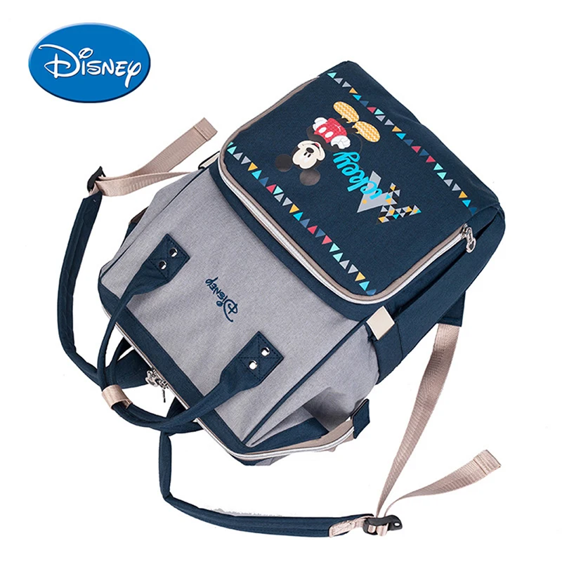 Disney Микки и Минни Маус сумки для подгузников Сумка для детской коляски путешествия рюкзак большой ёмкость Мумия средства ухода за кожей будущих мам