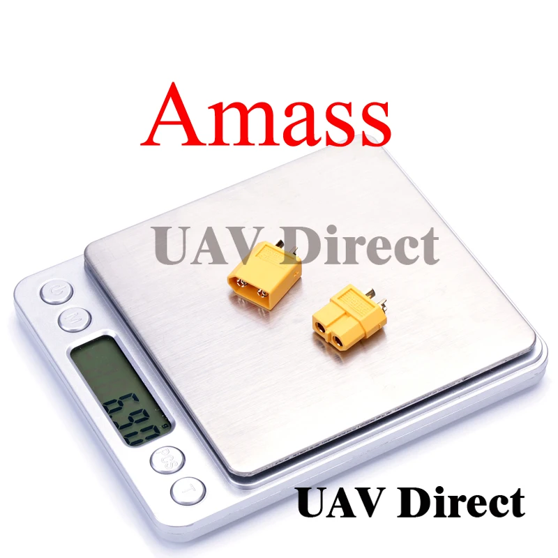 Amass 1 пара XT60 разъем литиевая батарея разрядки терминала для Rc Lipo модели и многое