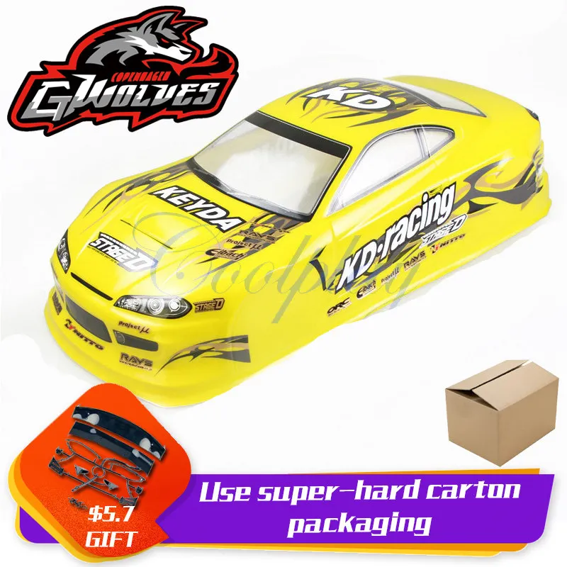20 37 видов 1/10 RC автомобиль 195/190 мм ПВХ Окрашенный корпус с хвостом для 1:10 RC хобби гоночный Дрифт автомобиль hsp yokomo hpi ZD TAMIYA - Цвет: 20