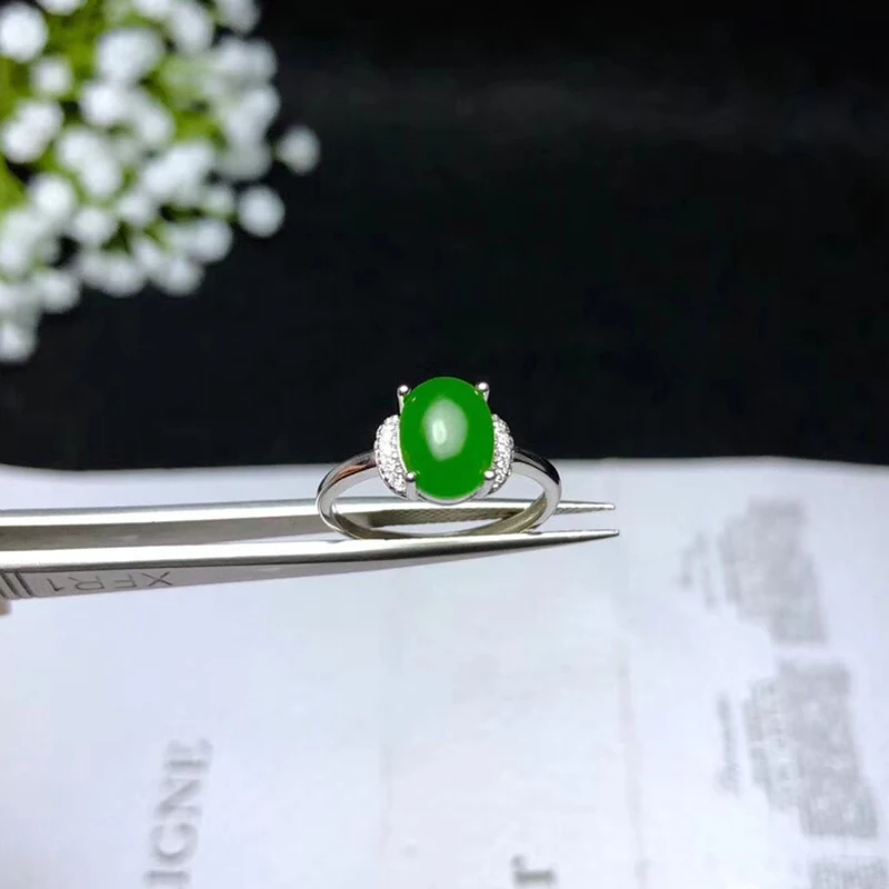 Ювелирные изделия colife Классический китайский стиль халцедон кольцо 2 CT