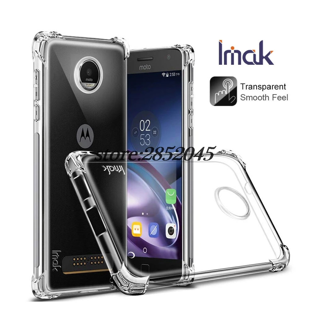СПС Moto Z2 Играть чехол IMAK полное покрытие мягкий TPU ультра тонкий задняя крышка