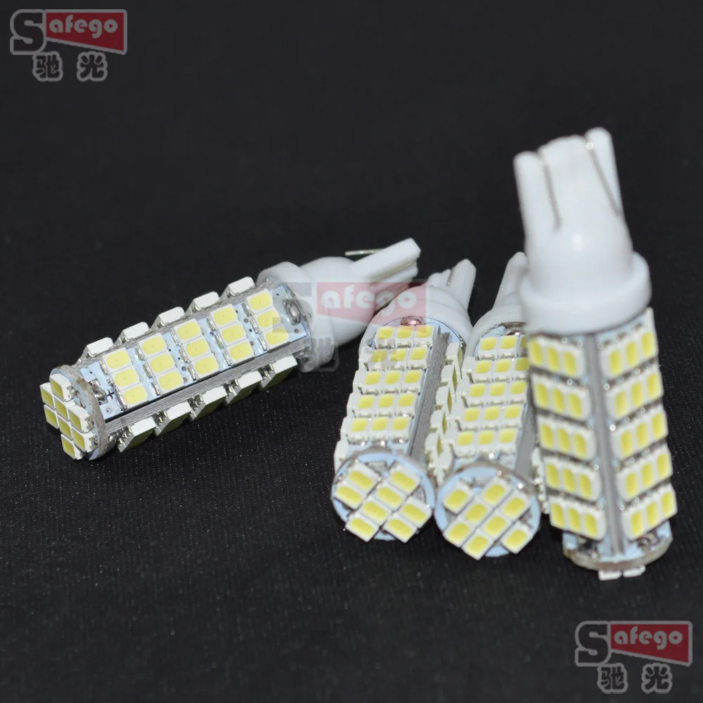20 шт. 168 192 t10 w5w светодиодный 12 В Белый T10 68smd 1206(3020) 68 SMD СВЕТОДИОДНЫЙ автомобильные