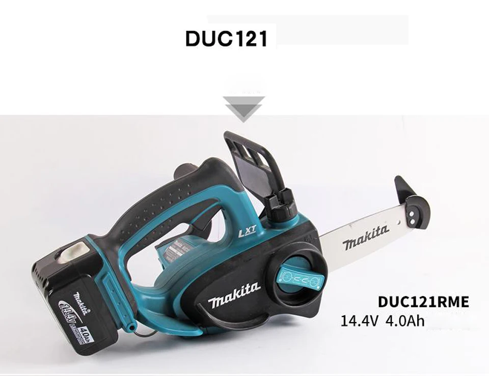 Япония Makita перезаряжаемые электрические цепные пилы DUC252RM2 литиевая батарея пилы заряженные деревянные цепные пилы DUC121RFE 36 В