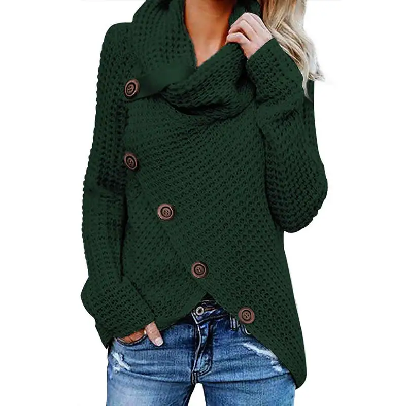 Warm Women Turtleneck 2018 Winter Sweaters And Pullovers Knit Long Sleeve Cashmere Sweater Female Jumper Tops | Женская одежда