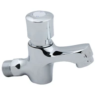 baidaimodeng brass wall faucet button type branch one cold delay faucet hand click on the public place of the faucet