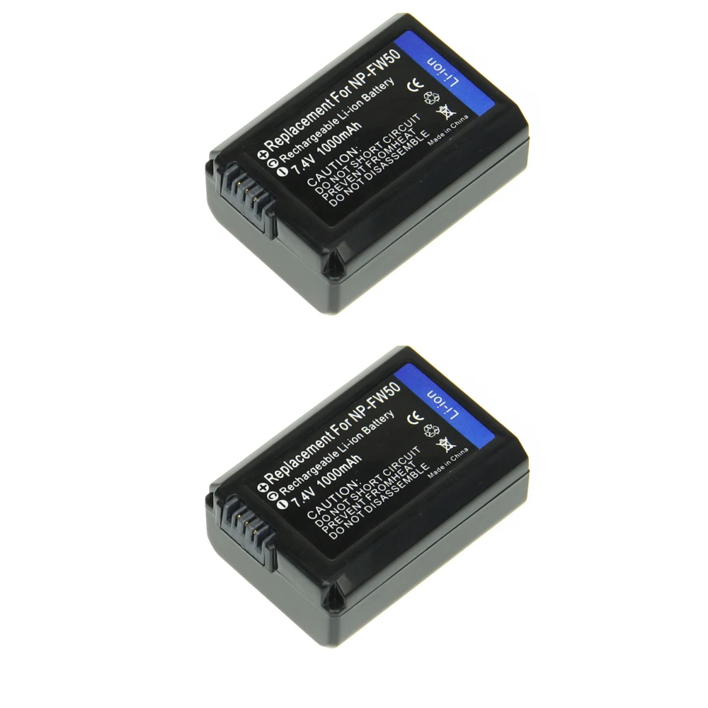 3 шт./лот NP FW50 NPFW50 Перезаряжаемые Камера Батарея для sony lpha 7 7R II фотоаппаратов
