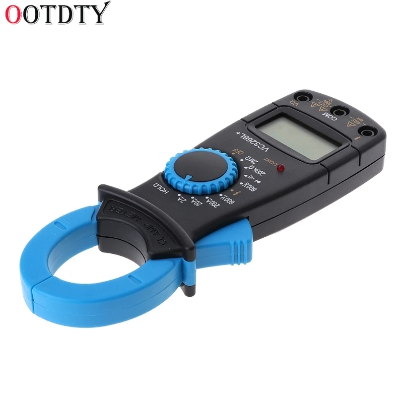 OOTDTY VC3266L + цифровой мультиметр с зажимом AC/DC Напряжение Amp Ом электронный
