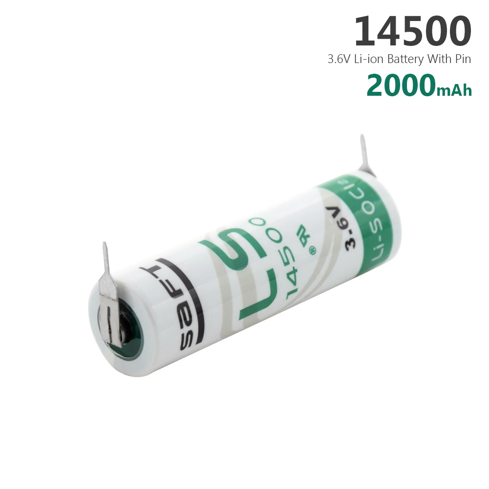 3 6 V 14500 Li SOCl2 2000mAh батареи AA Размер литий Тионилхлорид цилиндрический ER14505 батарея