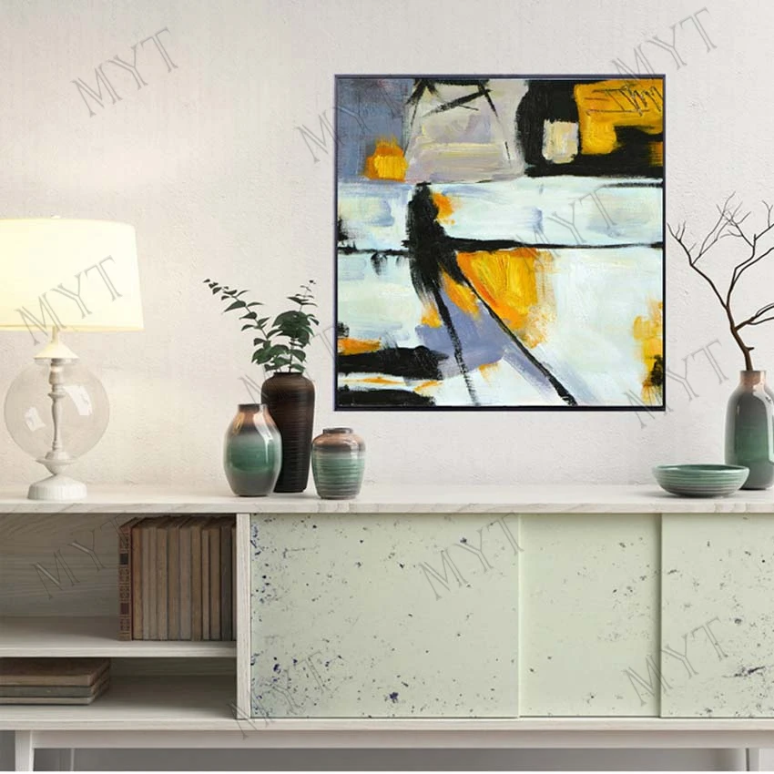 Лидер продаж оригинальная ручная роспись абстрактная картина маслом работа на