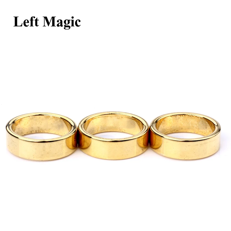 

1 шт. Золотое кольцо PK Волшебные трюки магнитное кольцо 18 мм/19 мм/20 мм/21 мм крупным планом волшебное кольцо PK B10256