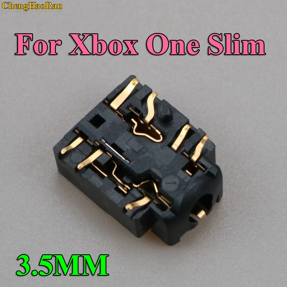 

ChengHaoRan 10 шт.-100 шт. разъем для наушников Разъем для контроллера XBOX ONE S тонкий 3,5 мм разъем для разъема гарнитуры