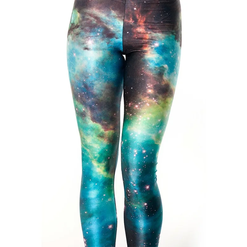 5 Женские Новые леггинсы с фантазийным принтом для фитнеса, женские леггинсы в стиле звездного неба, штаны в стиле панк, корейский уличный стиль, Harajuku, принт со звездой - Цвет: 5