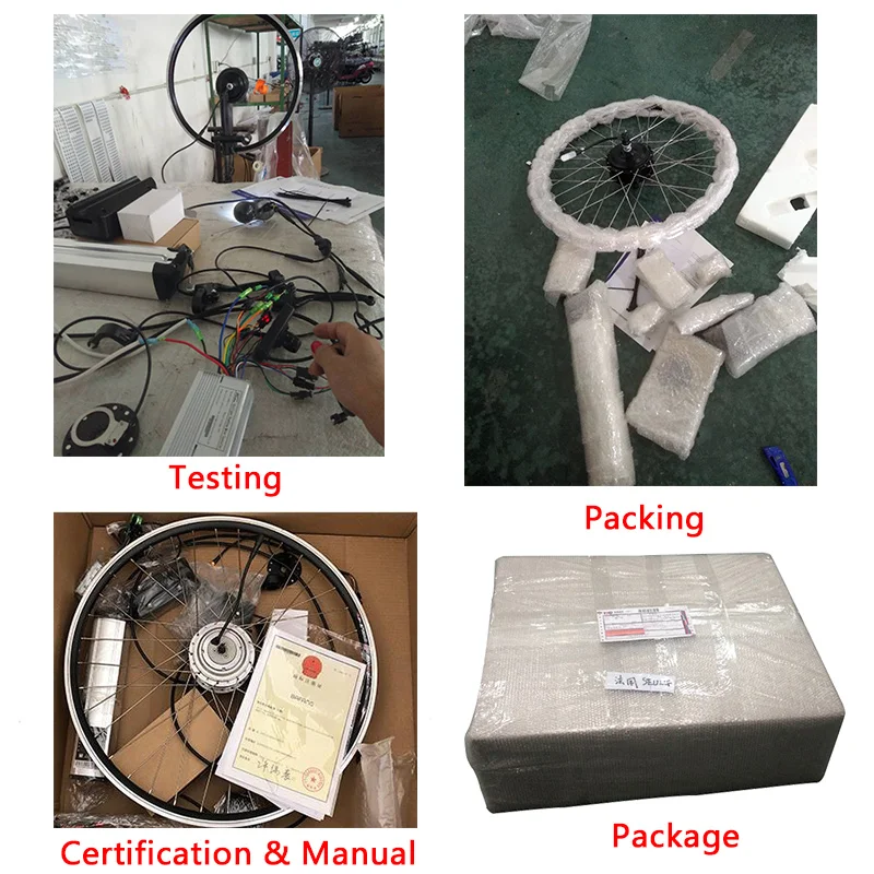 

Electric Bike Conversion Kit 36V 10 AH Battery Brushless Gear Hub motor Wheel e Bike LCD Display Max Speed 45 Km/h for MTB Road