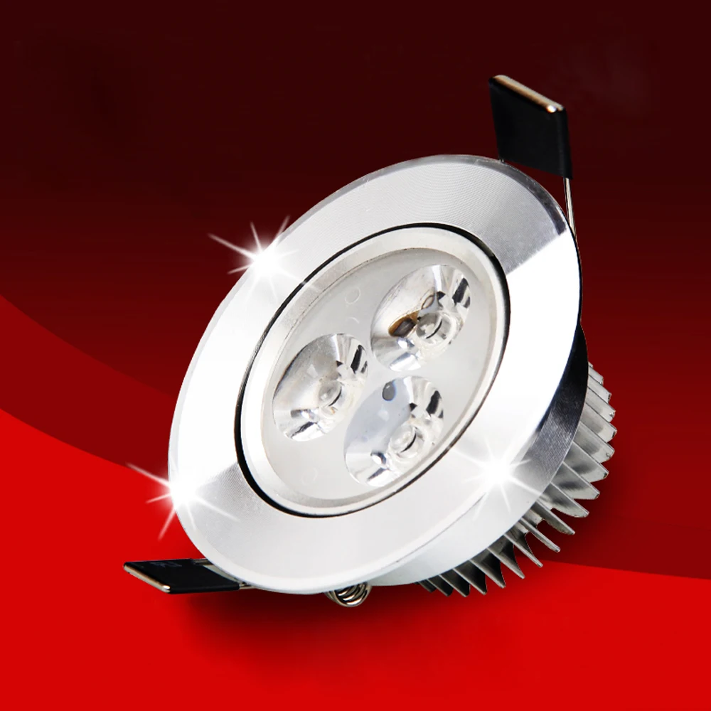 Затемнения СВЕТОДИОДНЫЙ огни направлены вниз 3 Вт 5 7 9 12 светодиодные утопленный