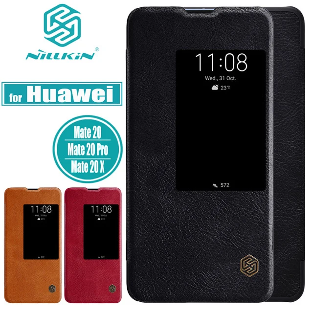 

Nillkin Case for Huawei Mate 20 Mate20 Pro 20Pro Qin Series PU Leather Flip Cover Huawei Mate 20x Case